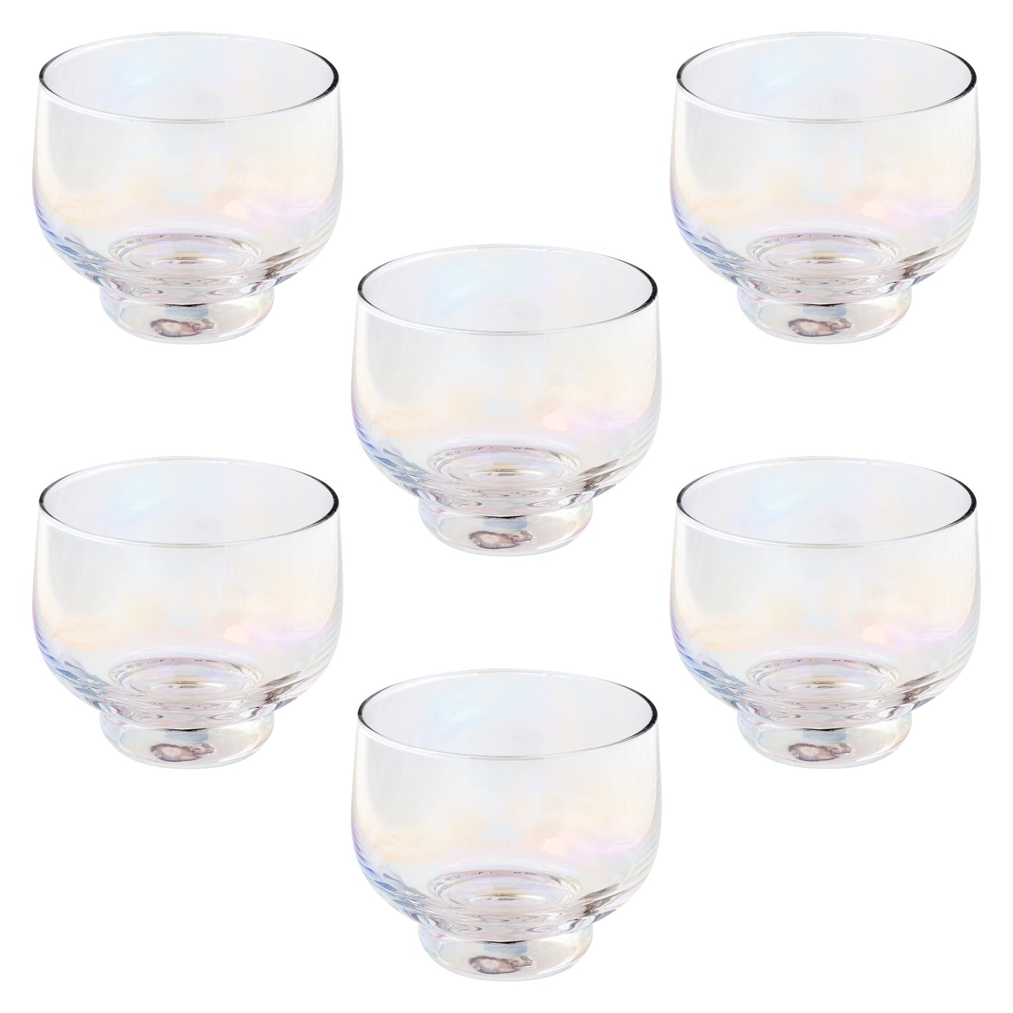 Clear Lexi Collection Shot Glass set of six view.