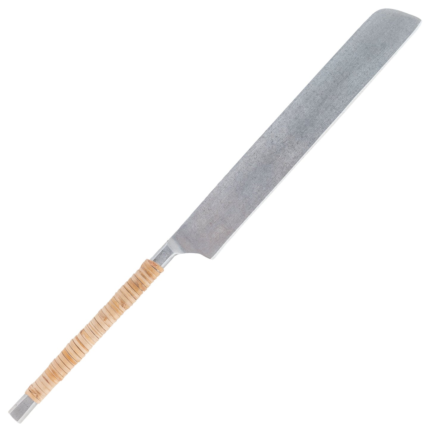 Catalina Cane Wrapped Handle Cake Servers individual view.