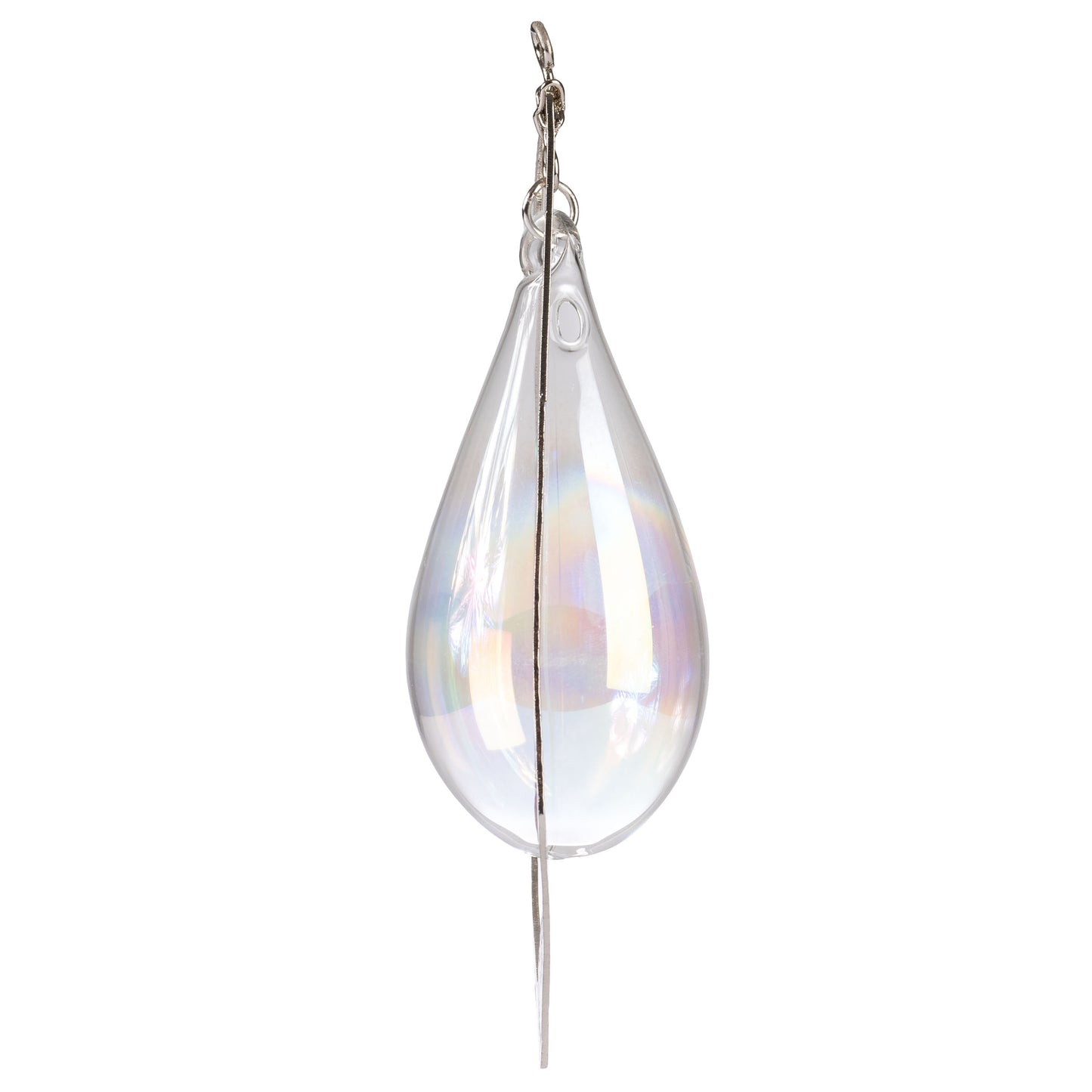 Clear Luster Florence Ornament side view.