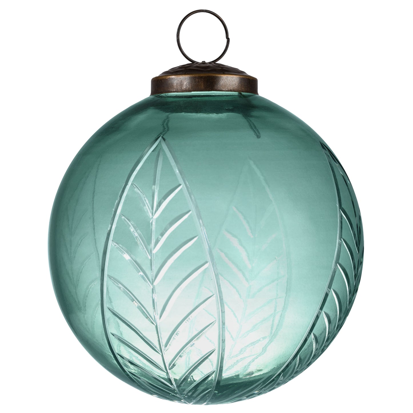 Spruce 4" Spruce Etched Glass Ornament