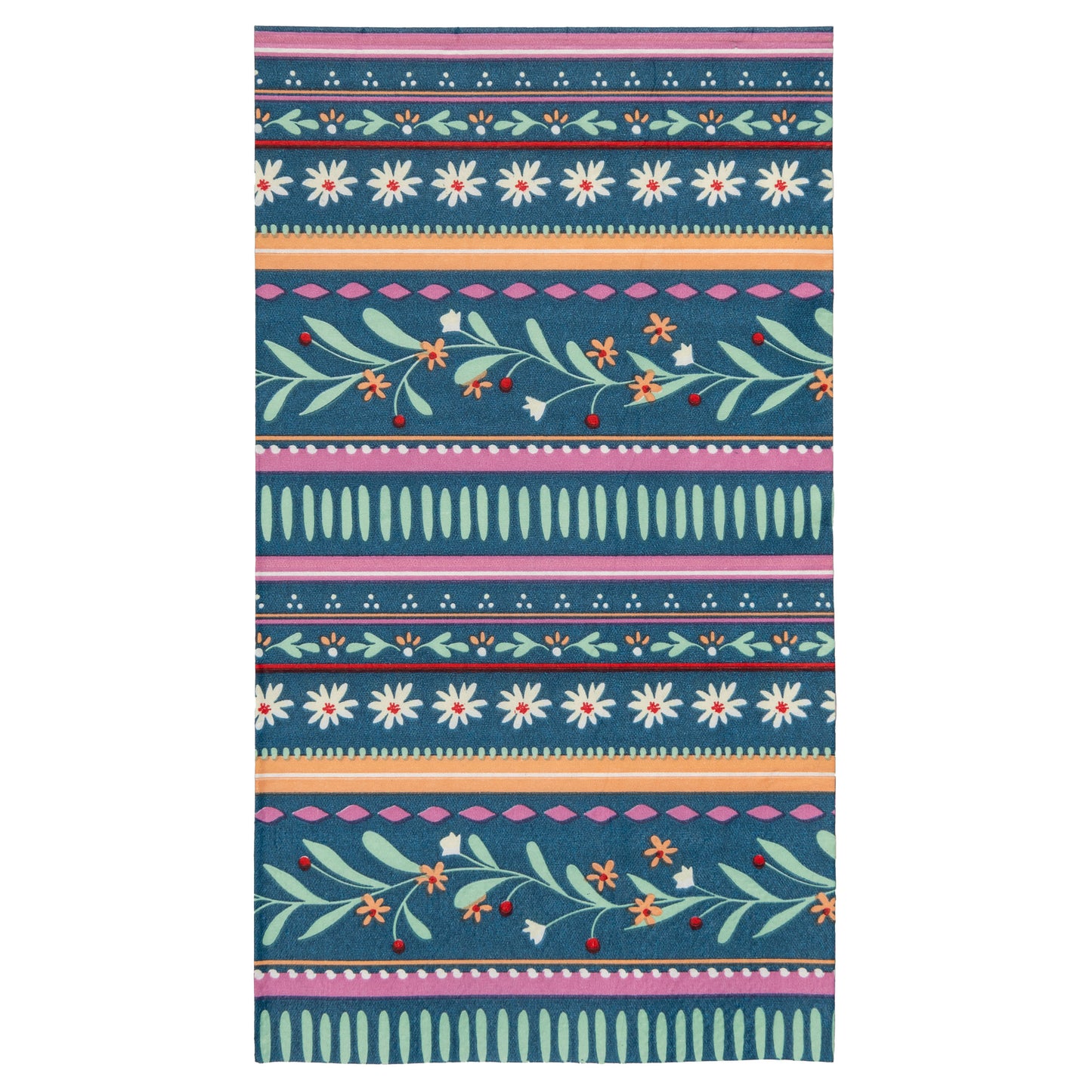Striped Floral Guest Towel Paper Napkins