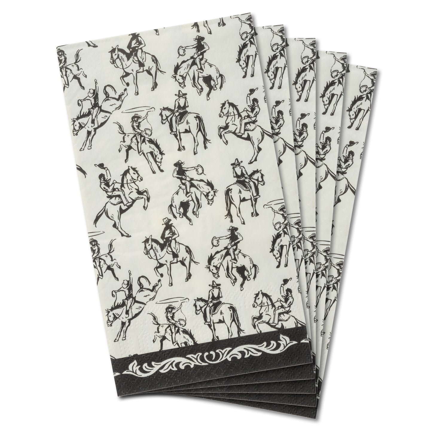 Gothic Cowboy Guest Towel Paper Napkins