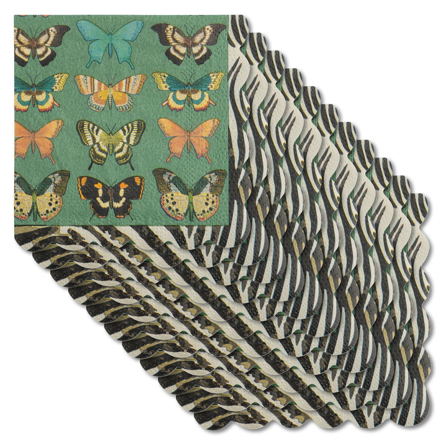 Butterflies Cocktail Paper Napkins