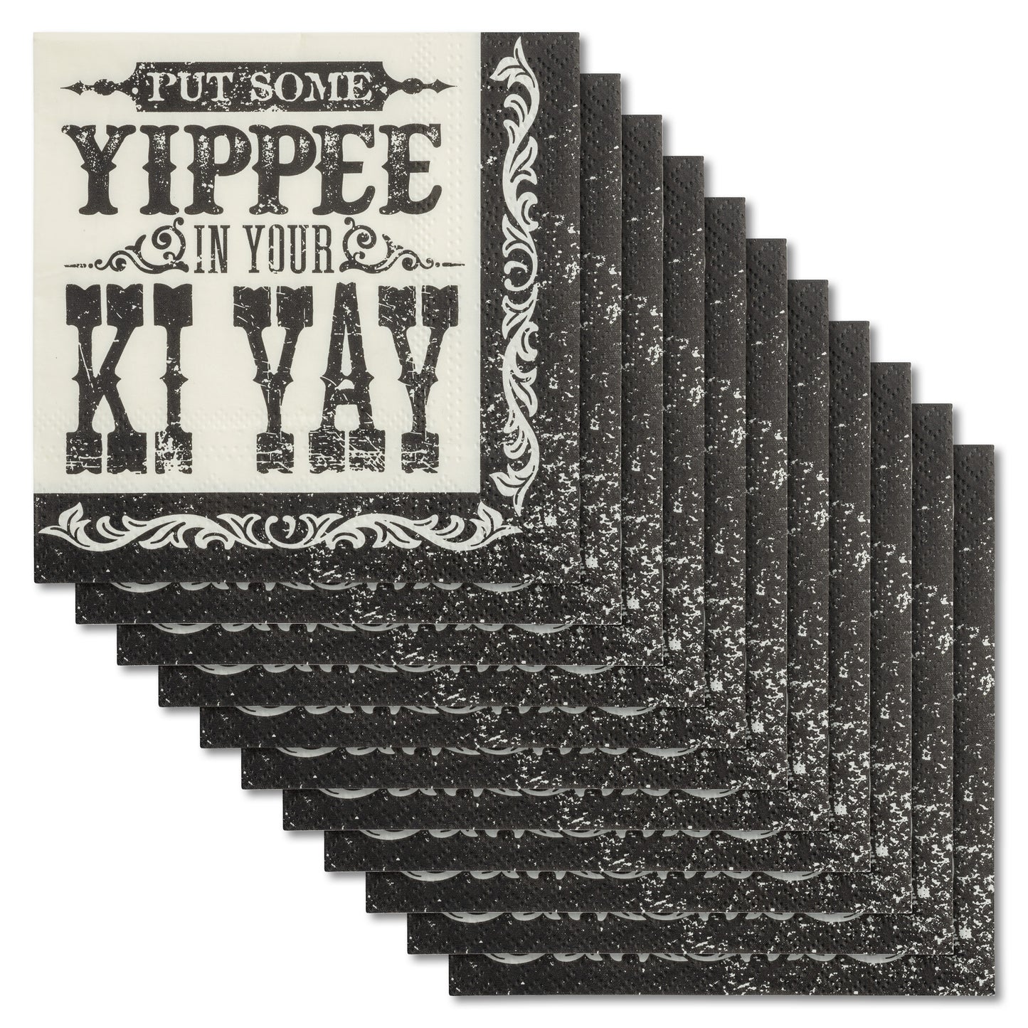 Yippee in Your Ki Yay Cocktail Paper Napkins