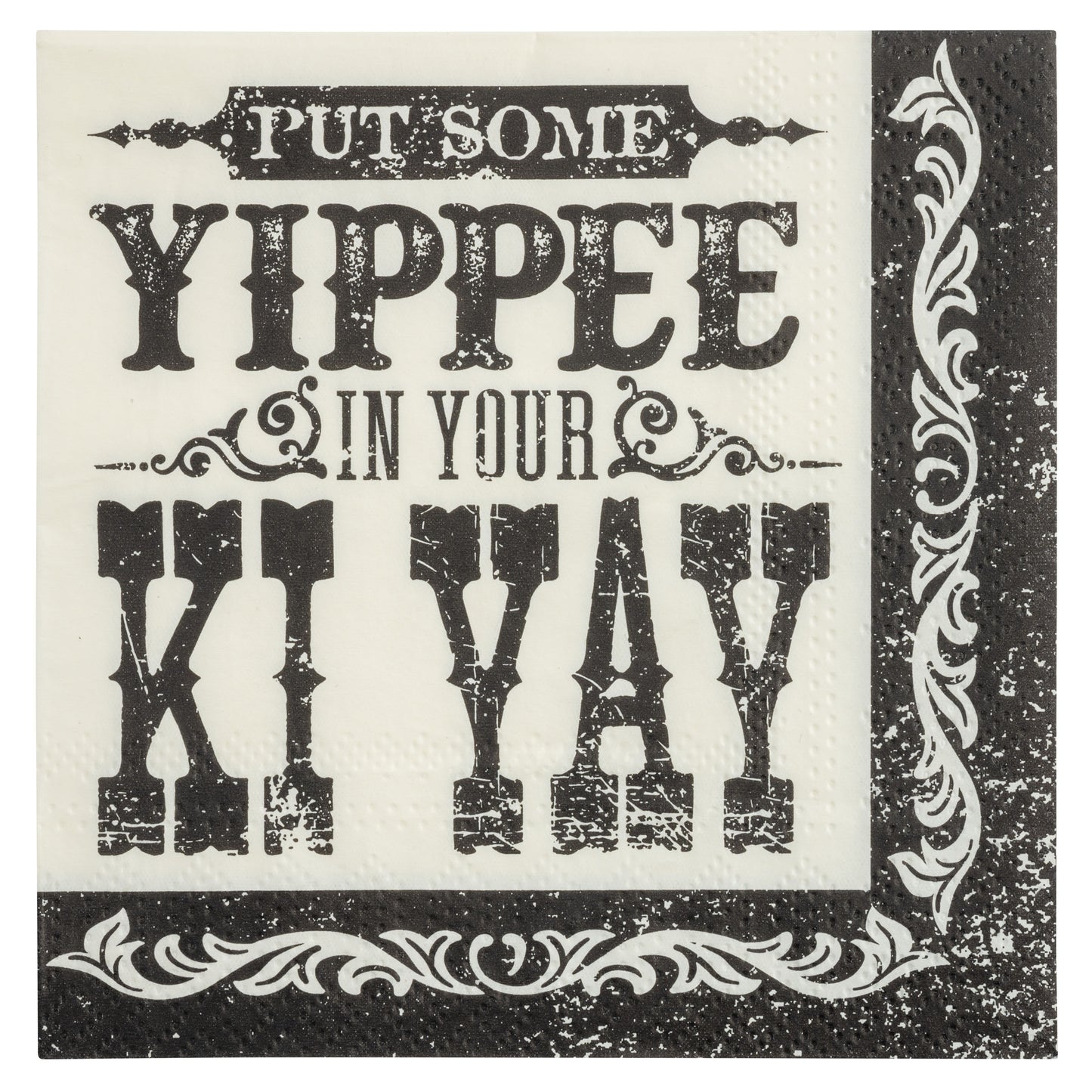 Yippee in Your Ki Yay Cocktail Paper Napkins