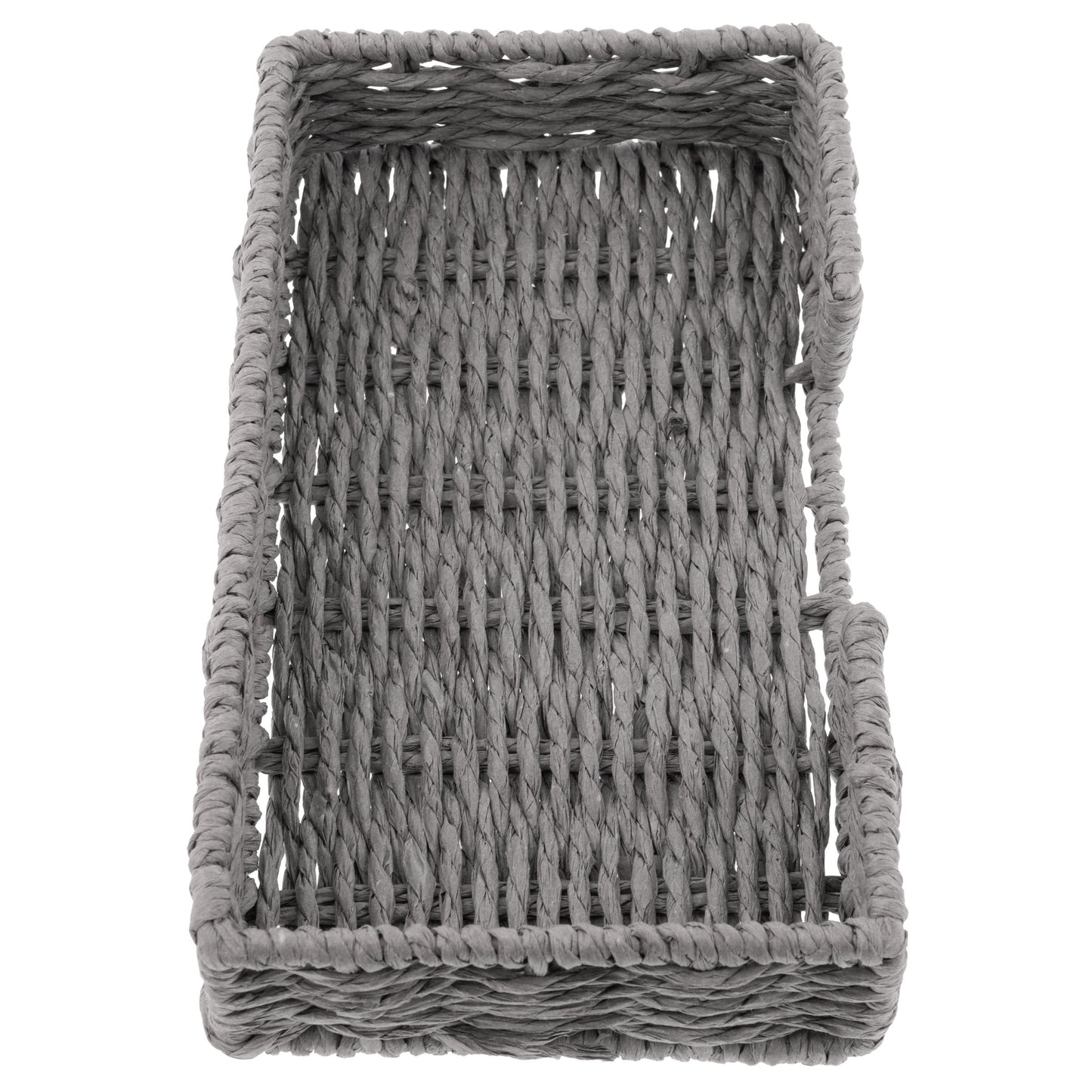 Gray Woven Napkin Holder