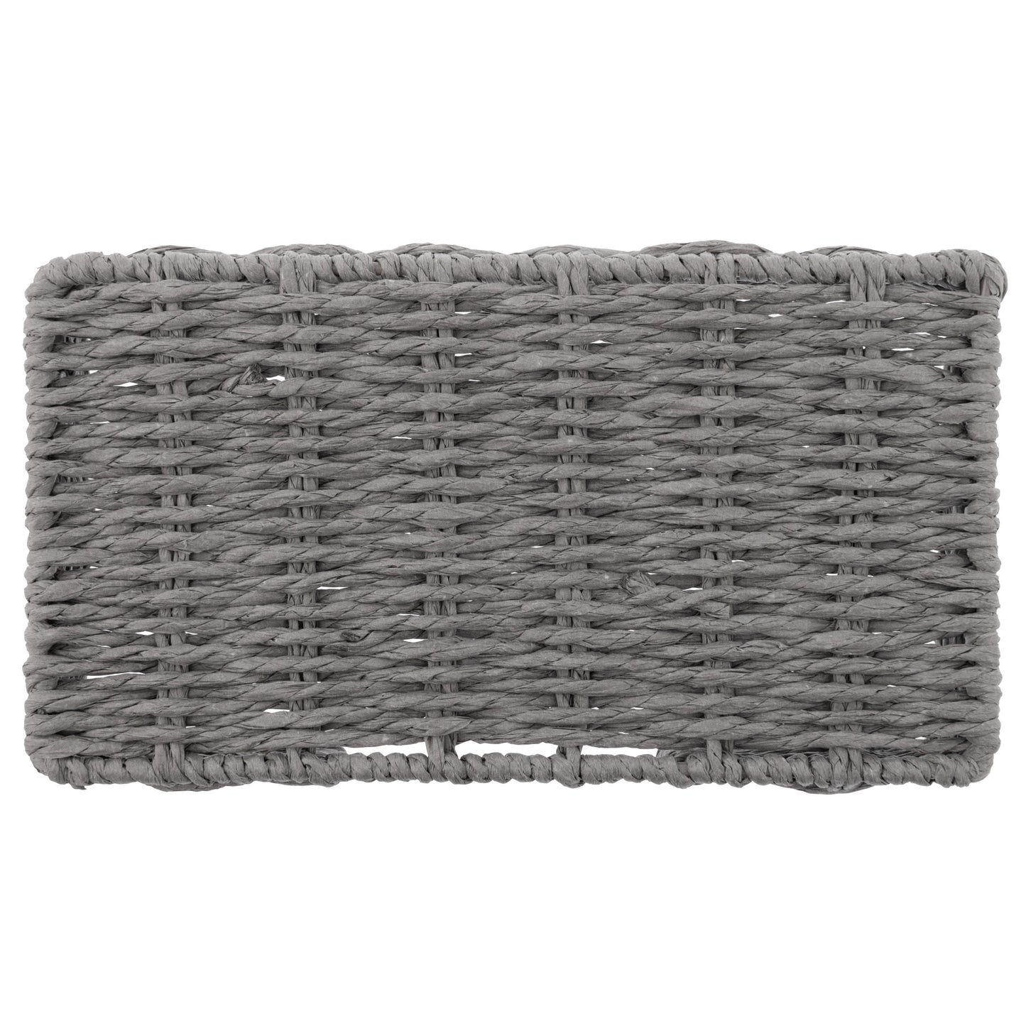 Gray Woven Napkin Holder