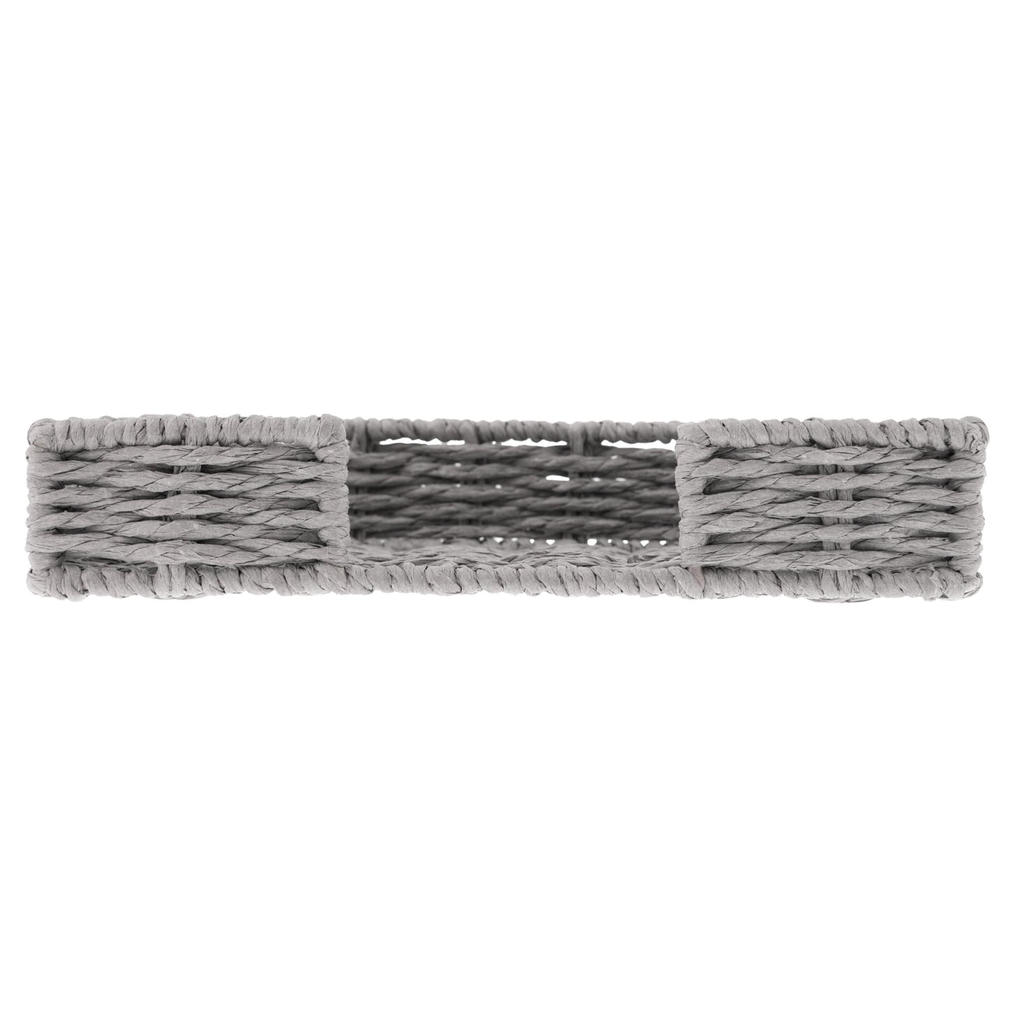 Gray Woven Napkin Holder