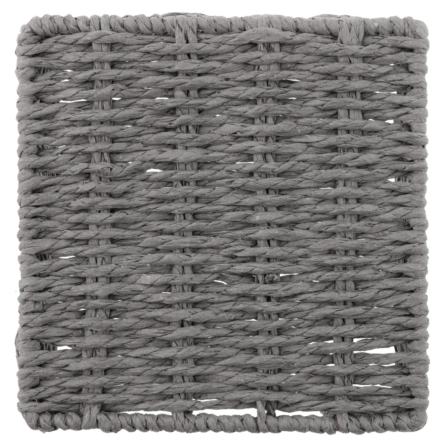 Gray Woven Paper Cocktail Napkin Holder