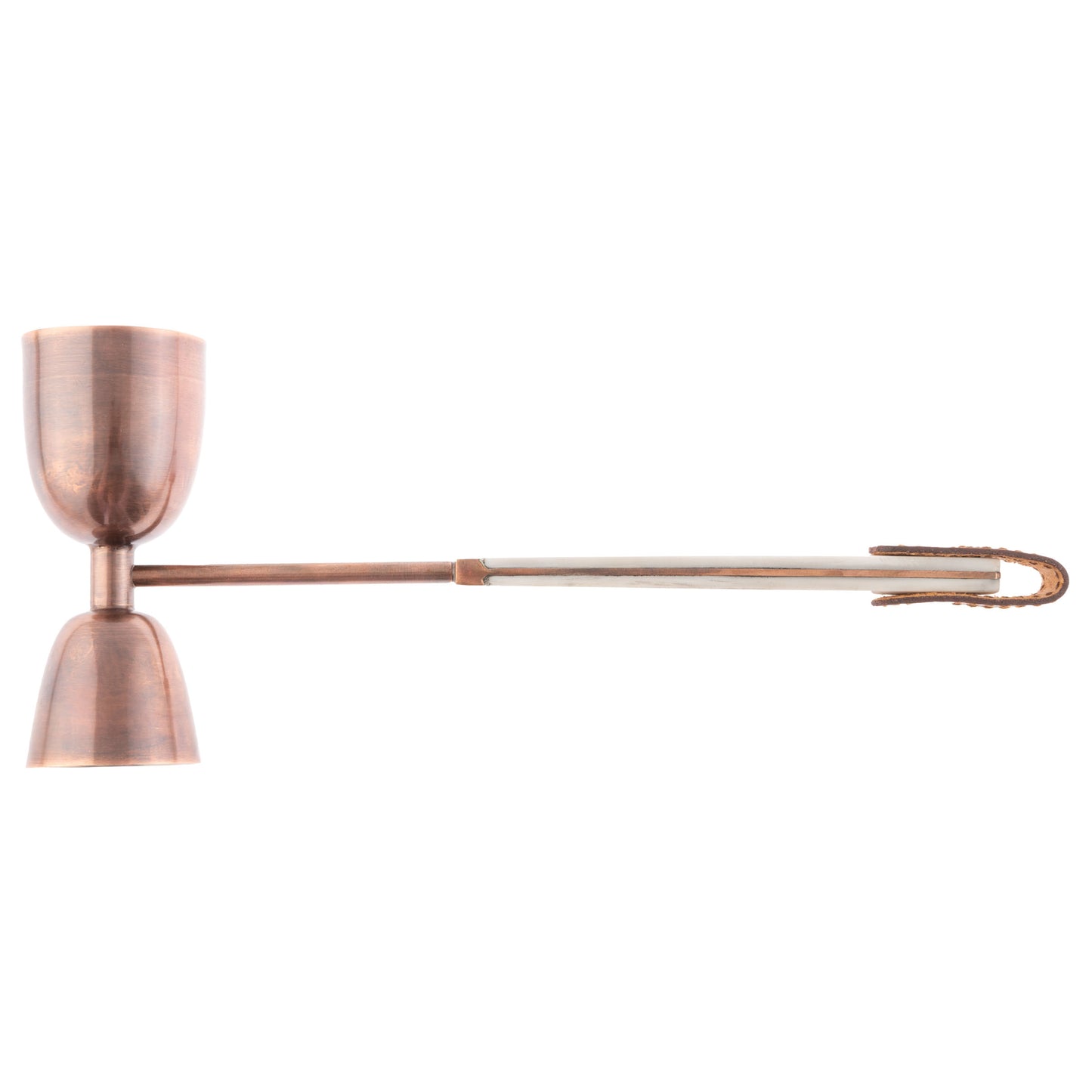 Ivory Resin Bar Tools with Stand jigger view.