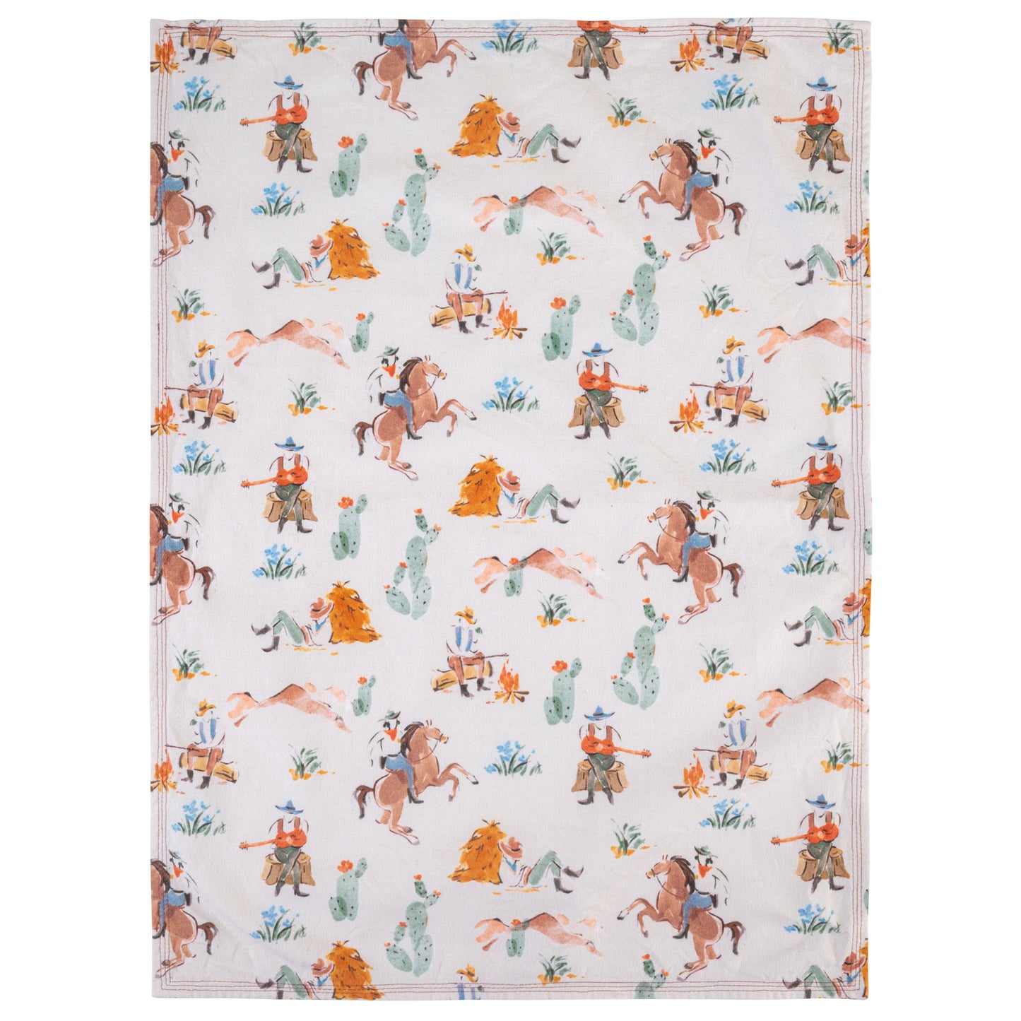 Vintage Cowboy Vintage Cowboy Tea Towel