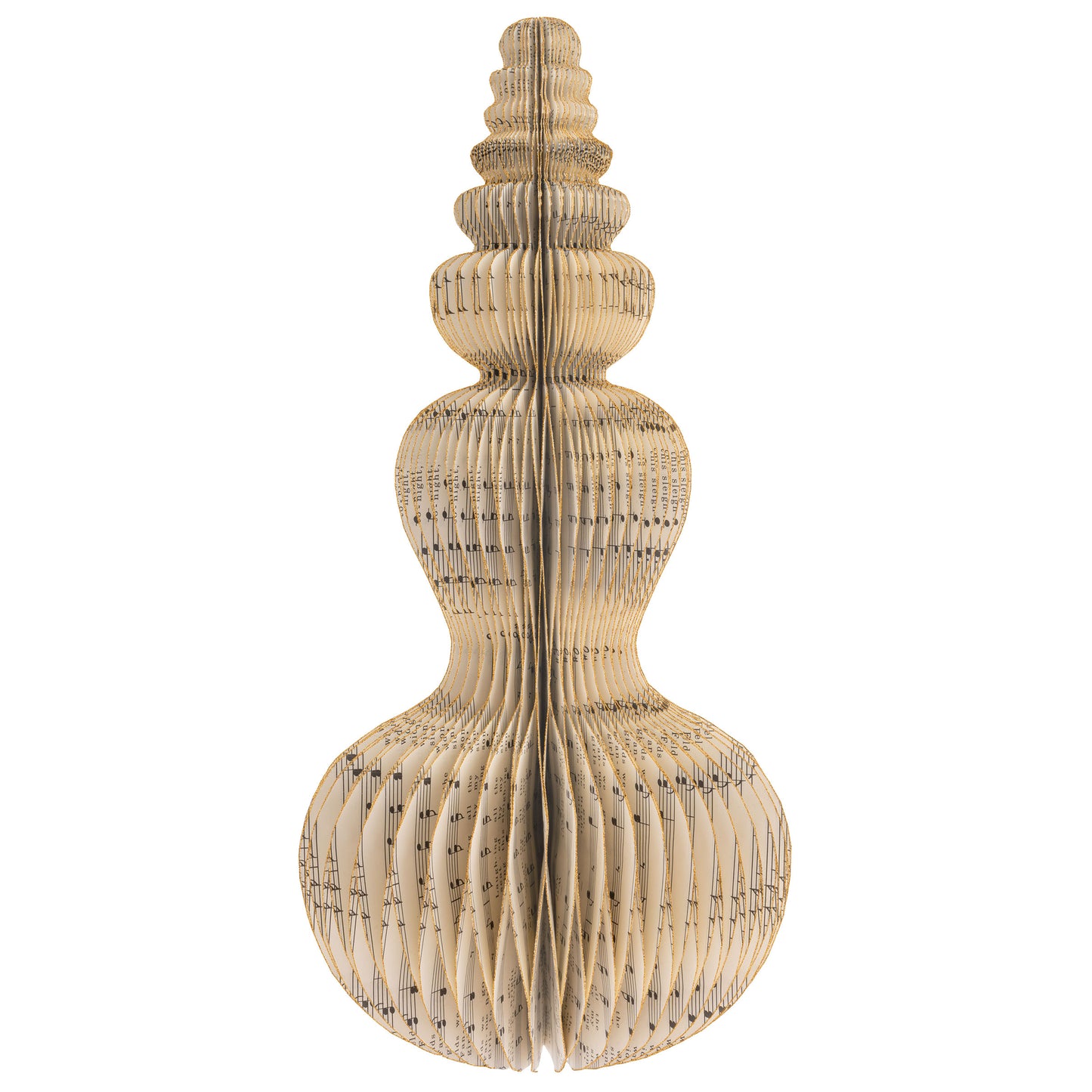 Curvy Music Note Paper Tree