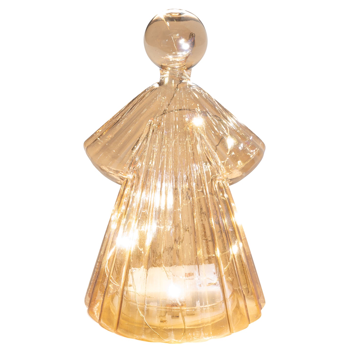 Small Amber Glass Angel