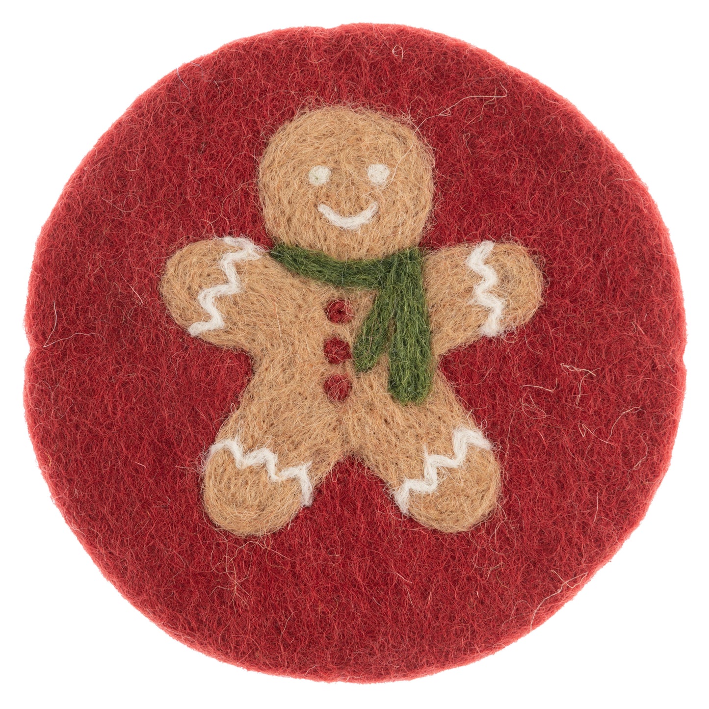 Gingerbread Felt Coasters