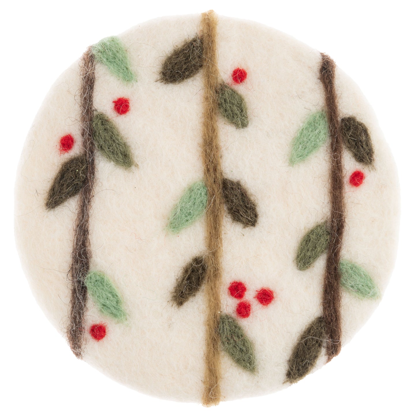 Holly Felt Coasters