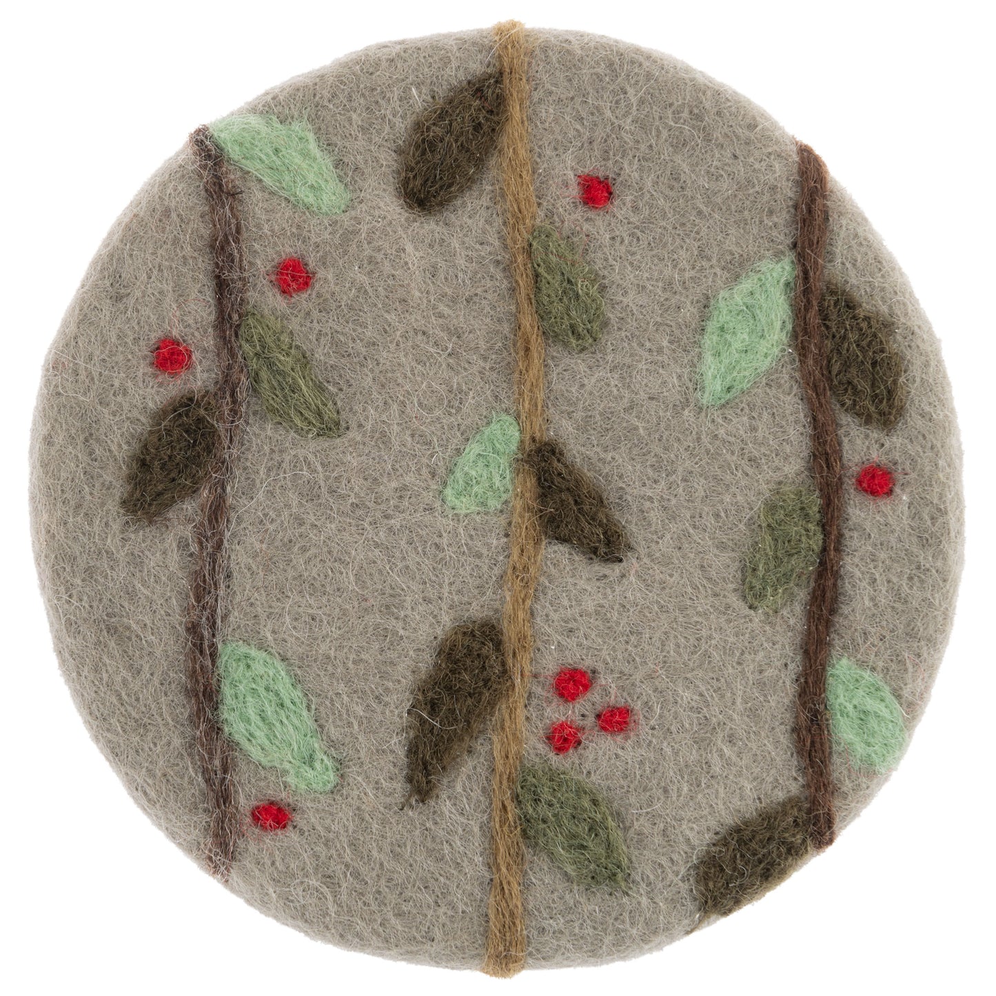 Holly Felt Coasters