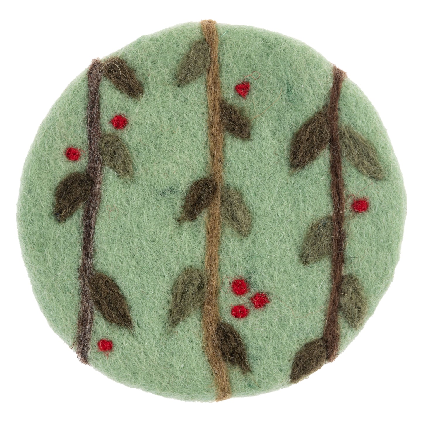 Holly Felt Coasters