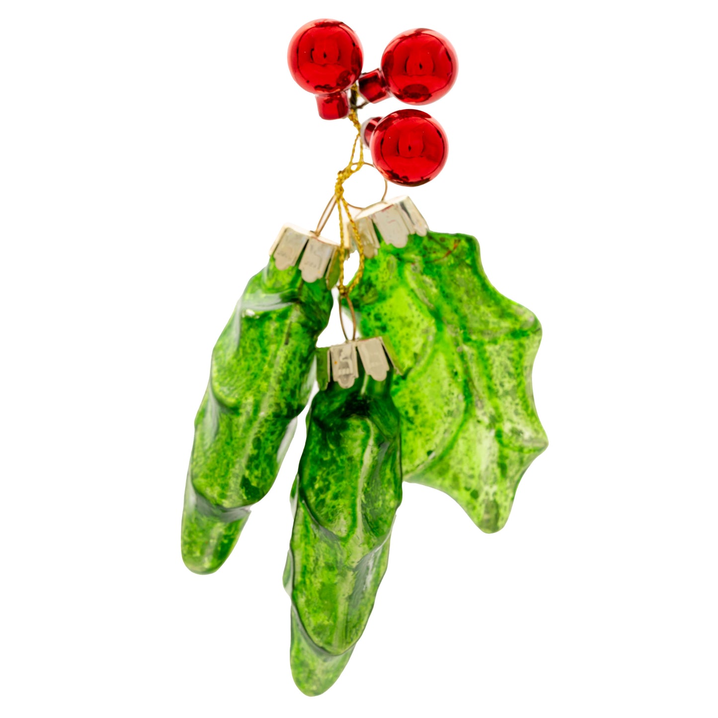 Mercury Mistletoe Glass Ornament