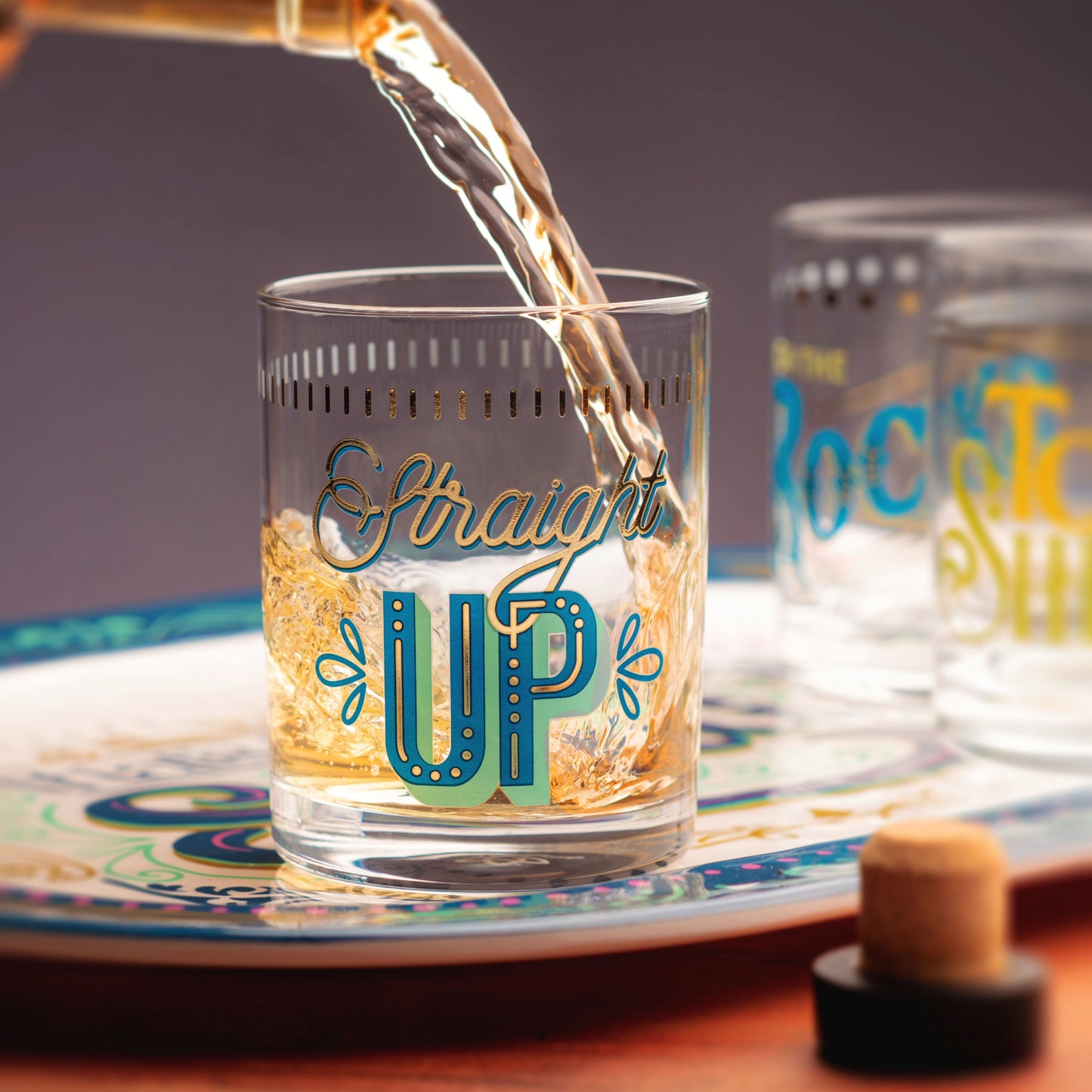 With a Twist Rocks Glass