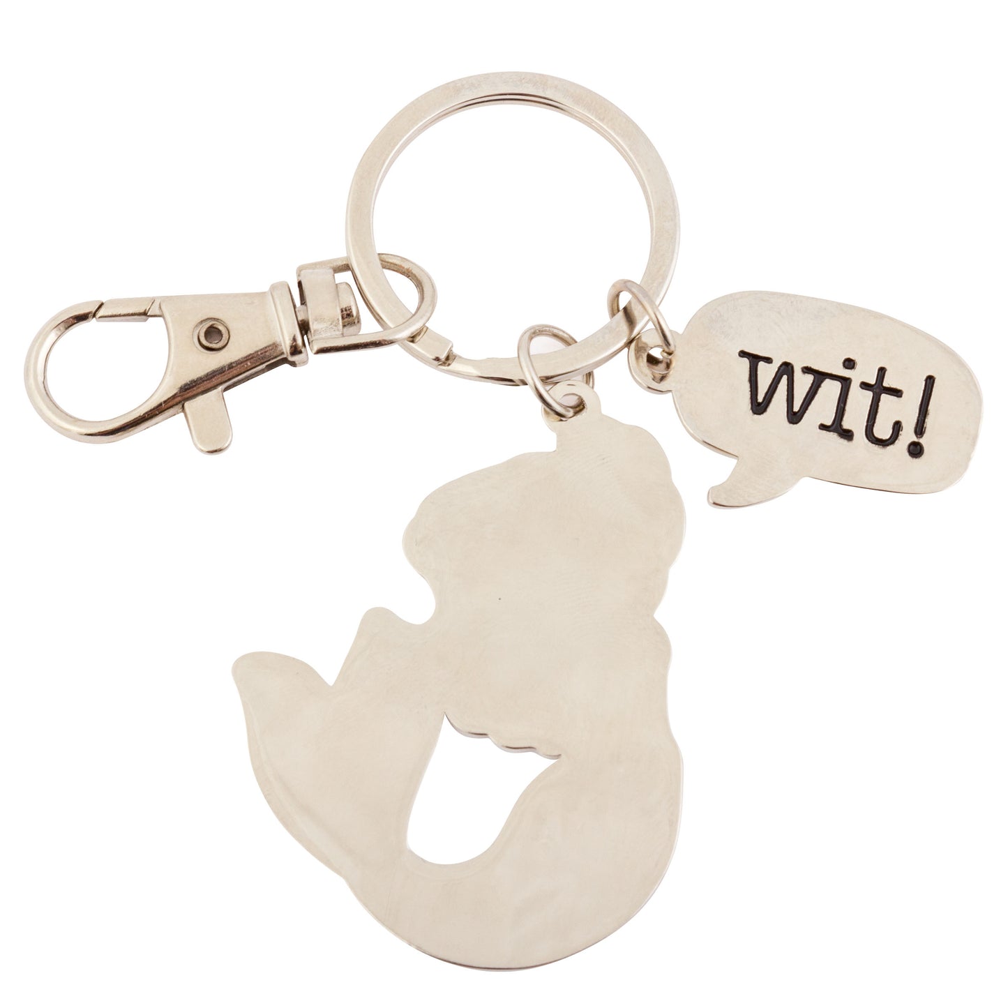 Mermaid Pink Enamel Key Chain