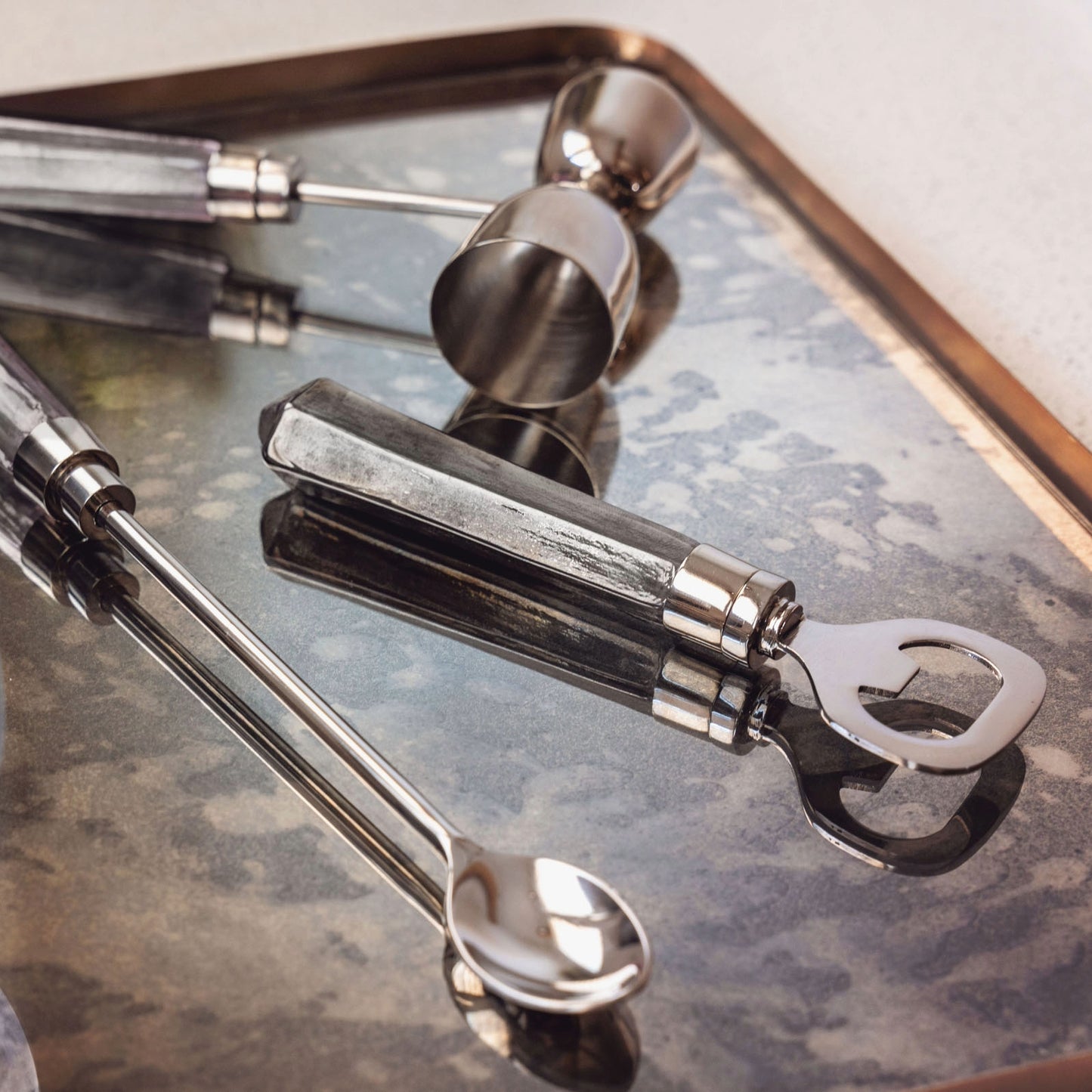 Grey Harper Glass Bar Tools Set of 3