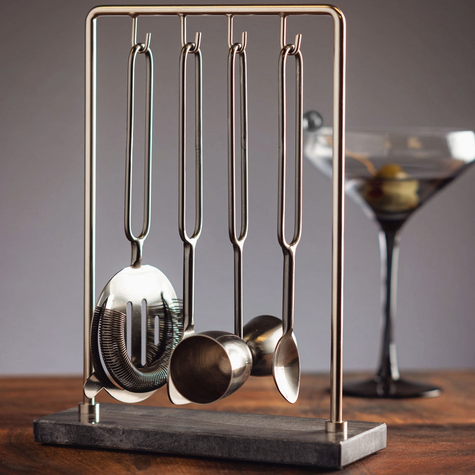 Midnight Bar Tools With Stand