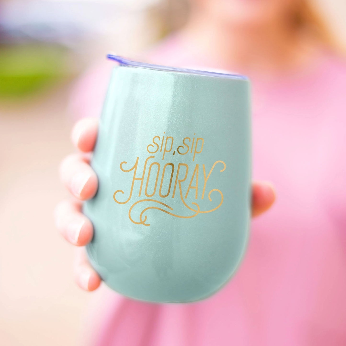 Sip Sip Hooray Stainless Steel Wine Tumbler