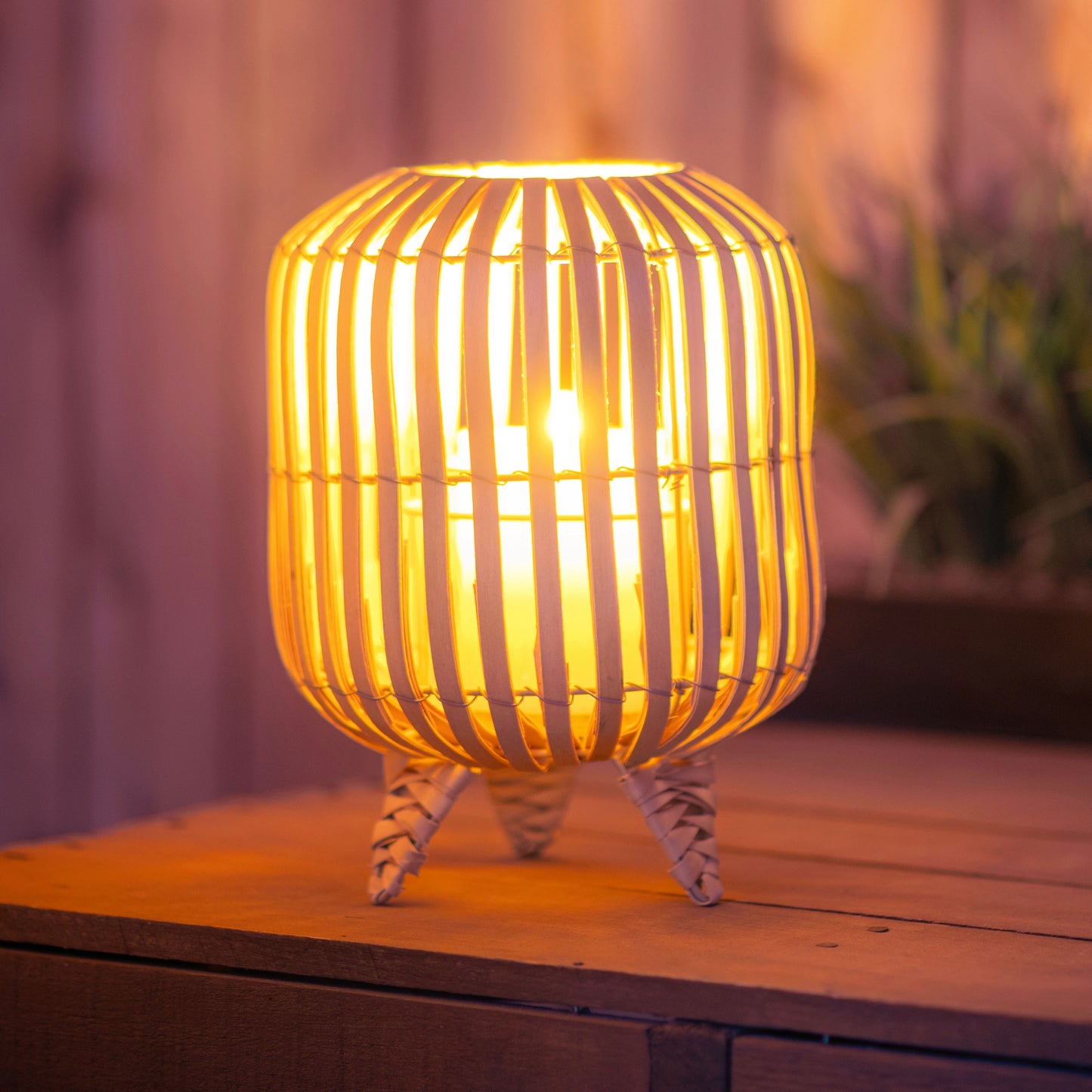 Lantern Wicker Braided Lantern