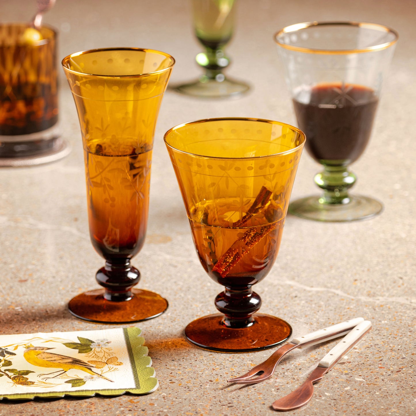 Honey Gold Etched Flute