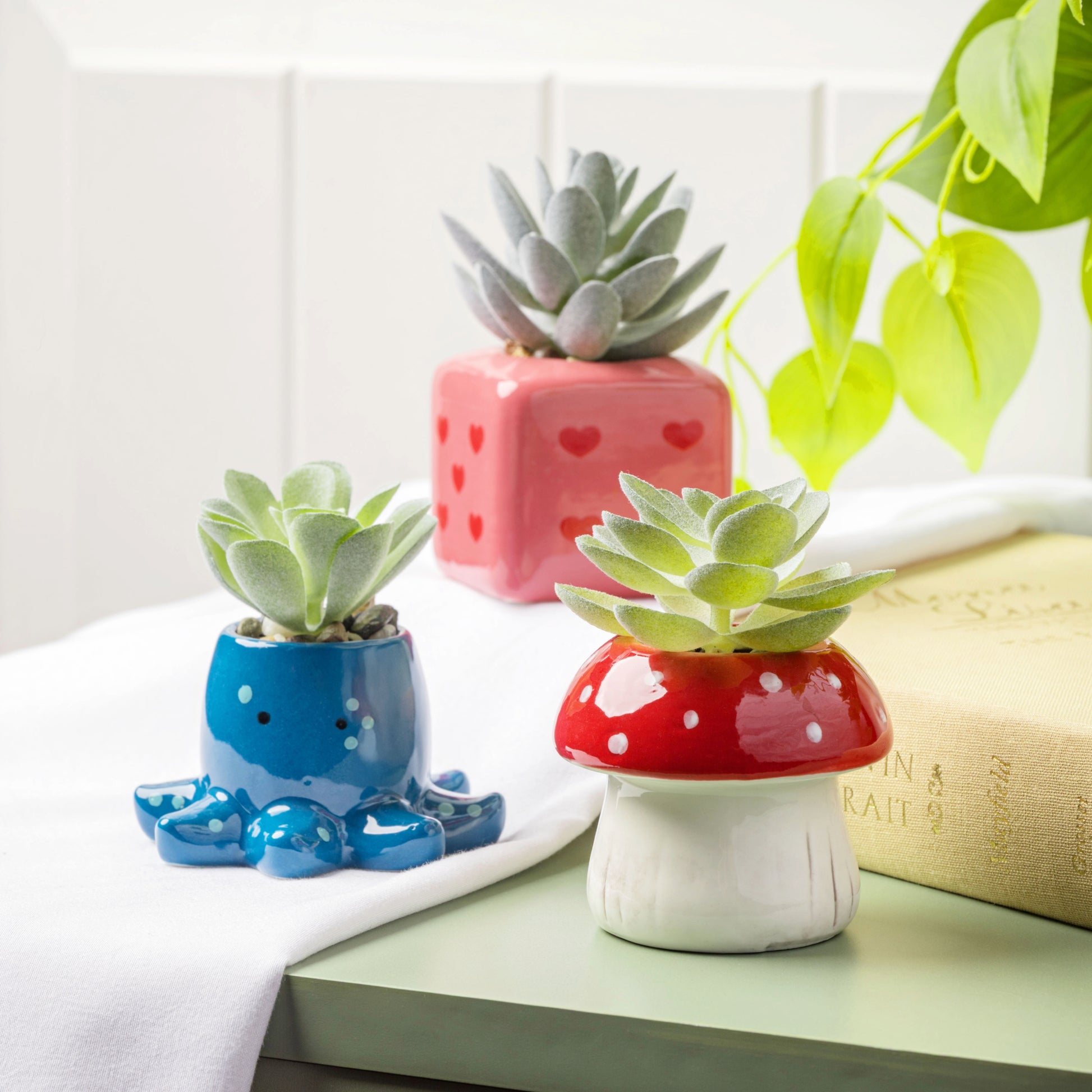 succulent octopus Camper Shaped Succulent Pot