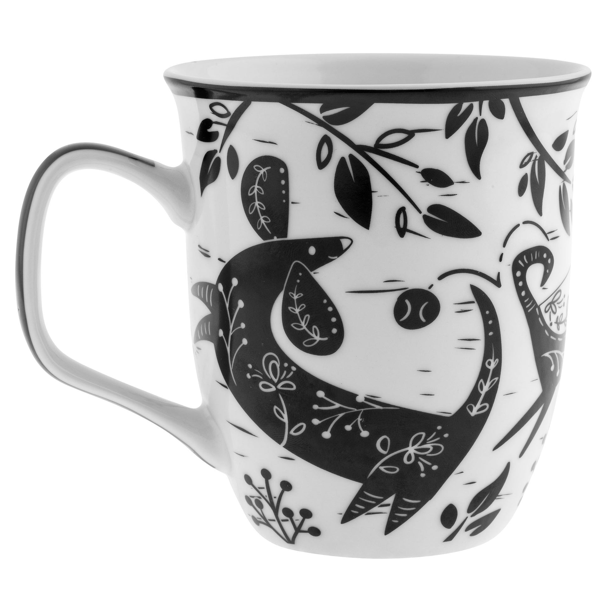 Dog Boho Mug back view. 
