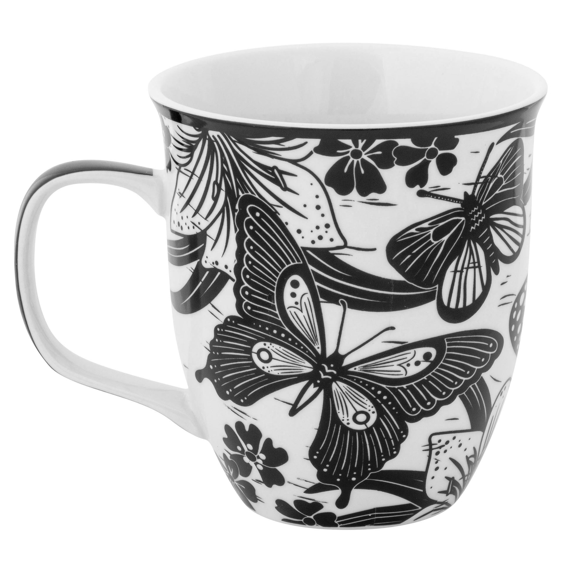 Butterfly Boho Mug back view. 