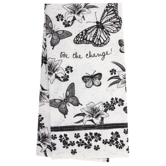Butterfly Boho Tea Towel