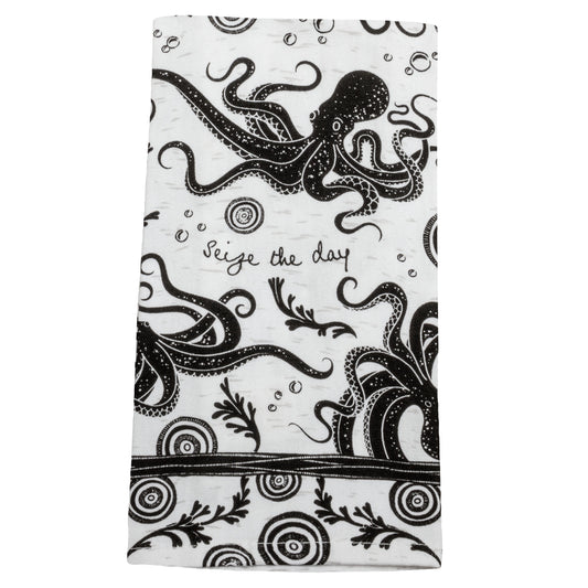 Octopus Boho Tea Towel
