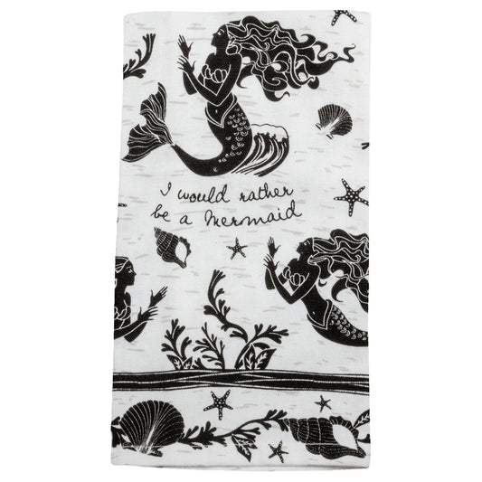 Mermaid Boho Tea Towel