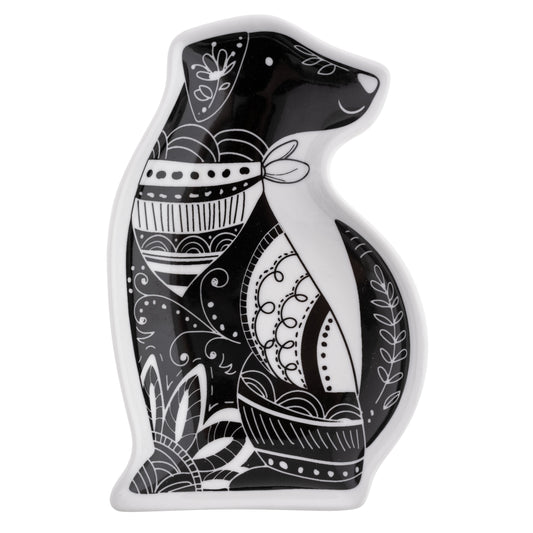 Dog Boho Shaped Trinket Tray