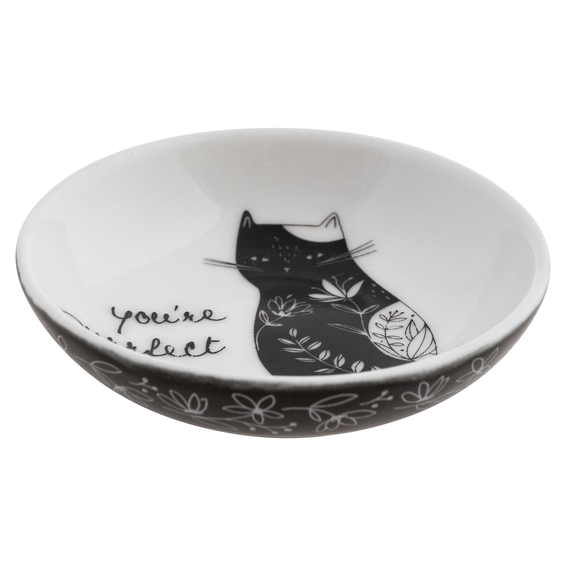 Cat Boho Ring Bowl side view. 