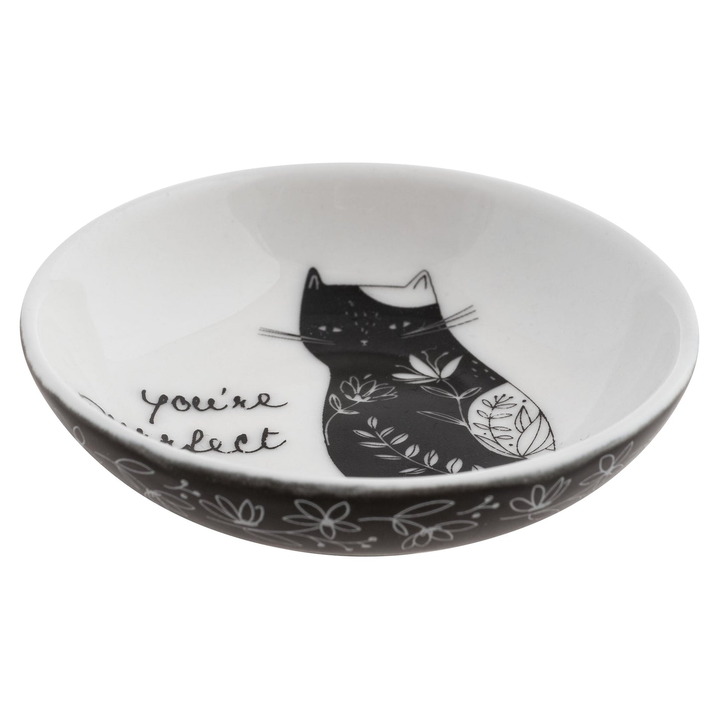 Cat Boho Ring Bowl side view. 