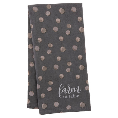 Farm to Table Modern Farmhouse Tea Towel