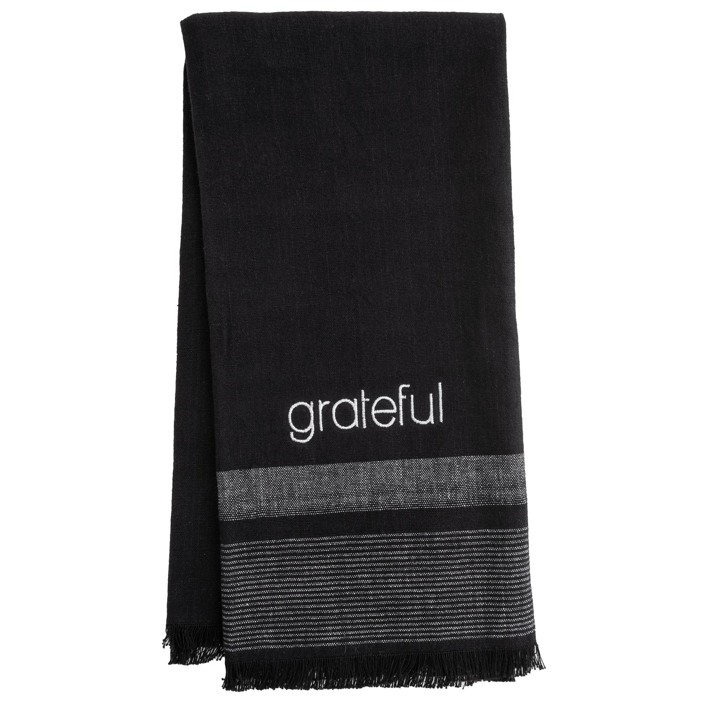Grateful Modern Farmhouse Tea Towels Set of 2 grateful tea towel view. 