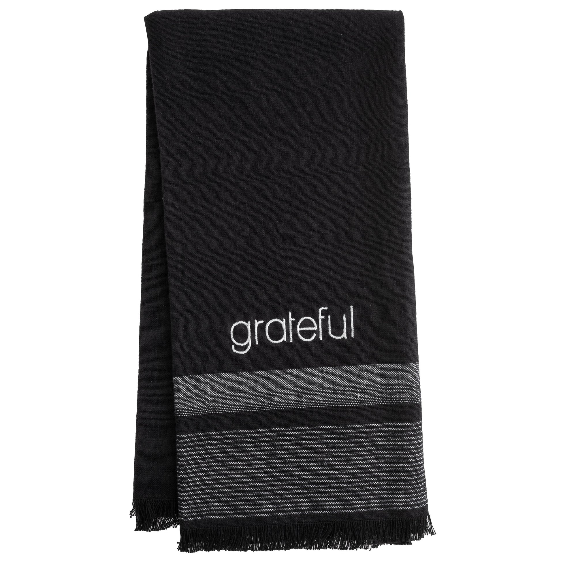 Grateful Modern Farmhouse Tea Towels Set of 2 grateful tea towel view. 