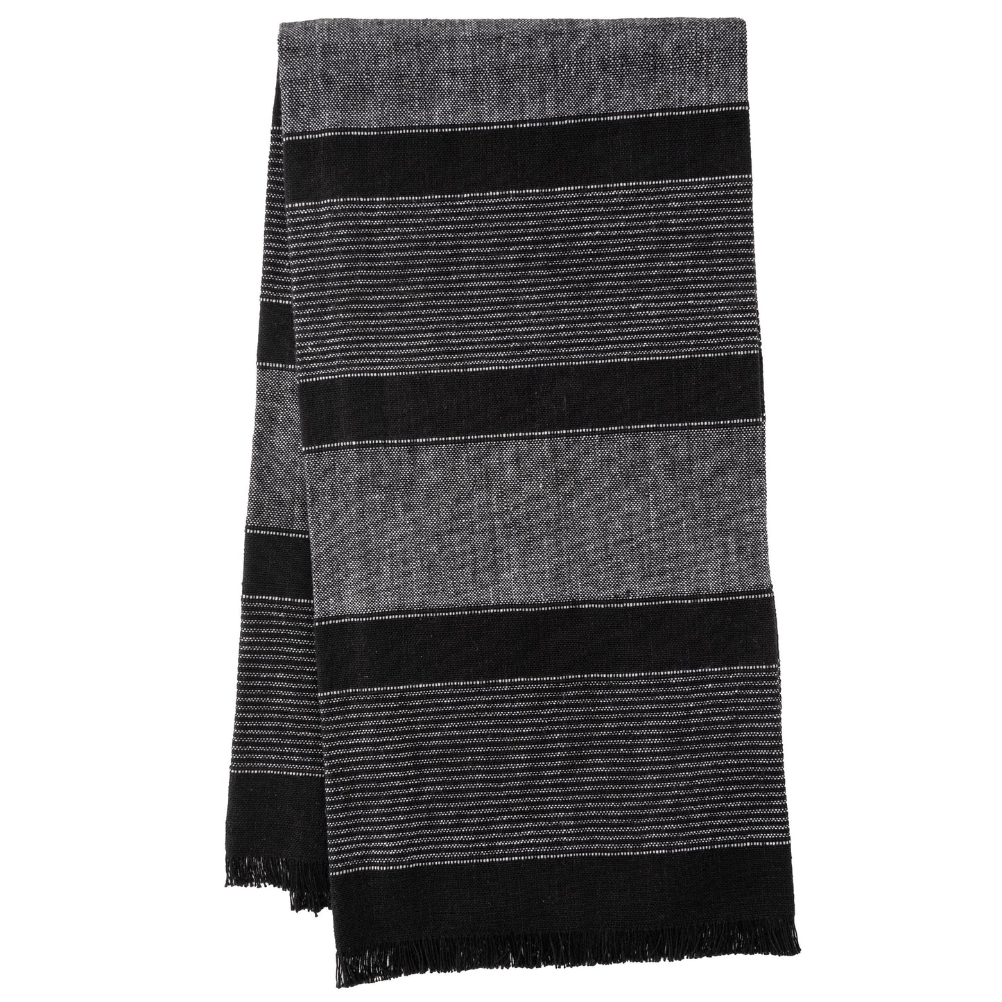 Grateful Modern Farmhouse Tea Towels Set of 2 striped tea towel view. 