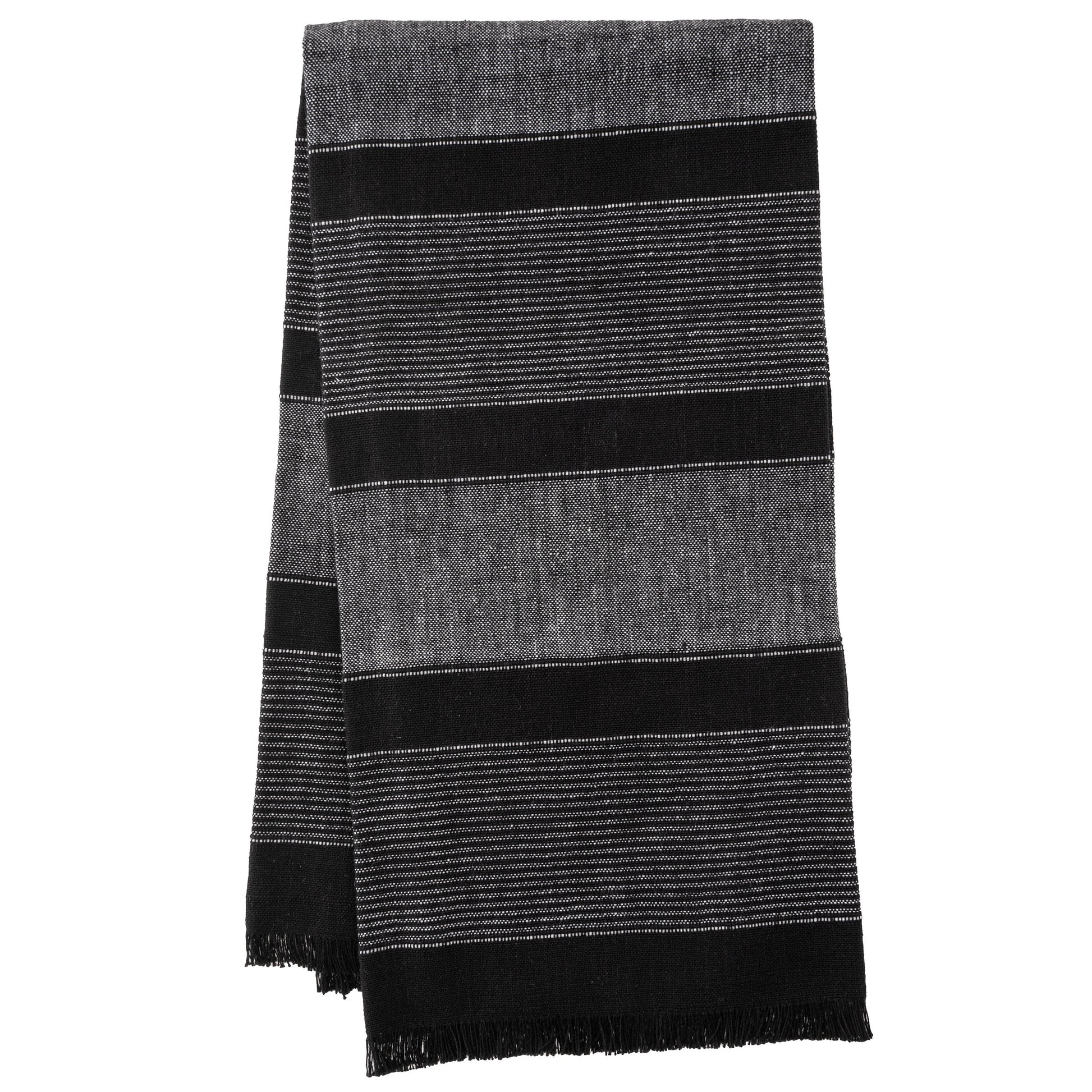 Grateful Modern Farmhouse Tea Towels Set of 2 striped tea towel view. 