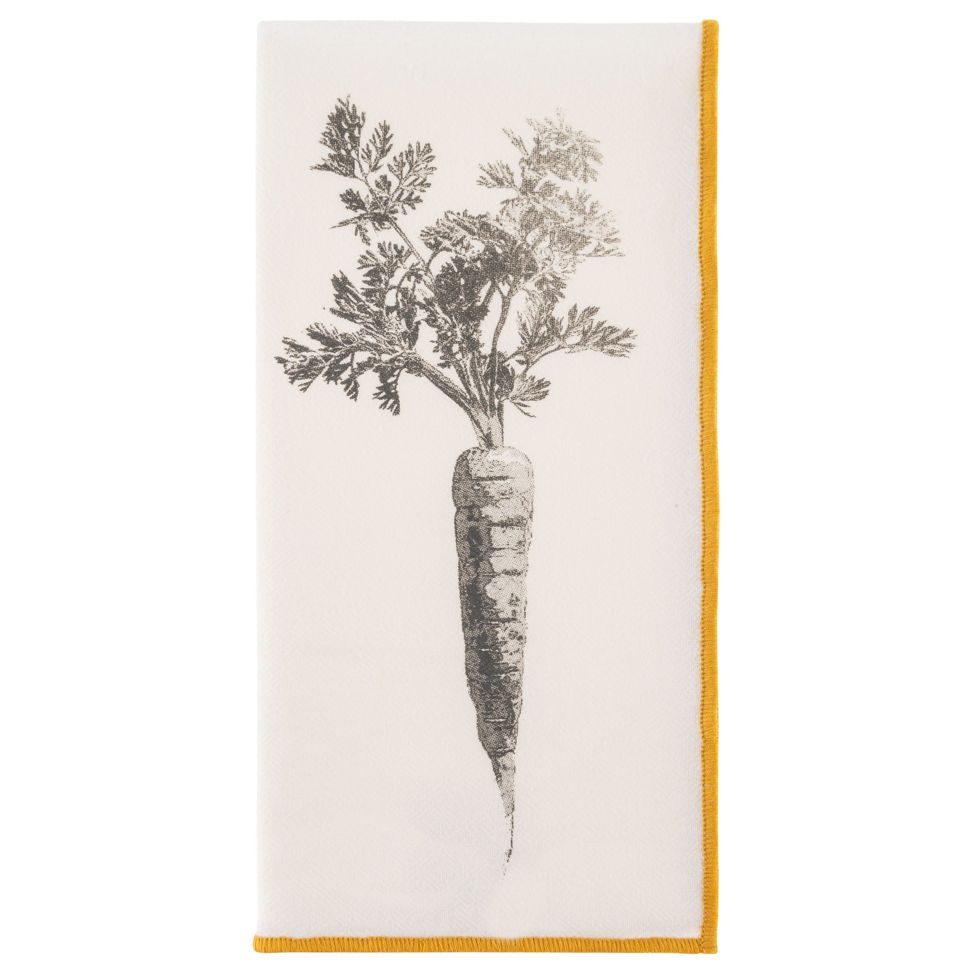Carrot Merrowed Edge Dinner Napkins