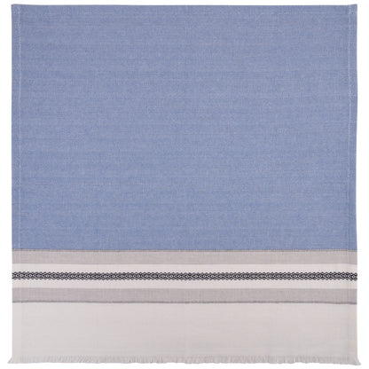 Periwinkle Lisbon Dinner Napkins unfolded view. 