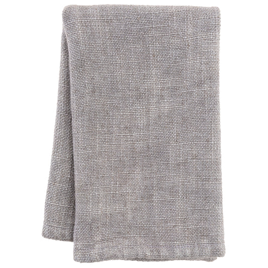 Dove Gray Solid Dinner Napkin Set individual view. 