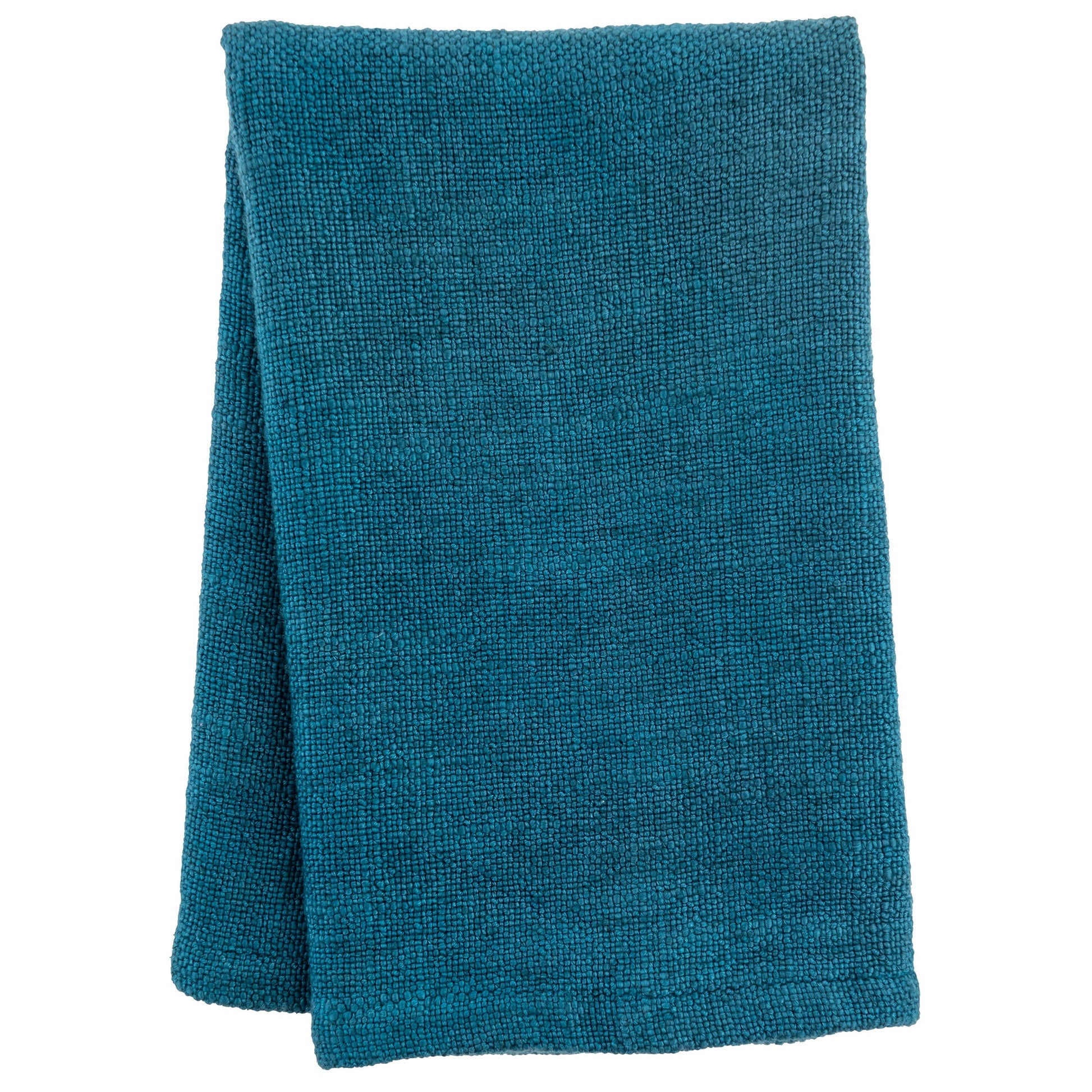 Azure Solid Dinner Napkin Set individual view. 