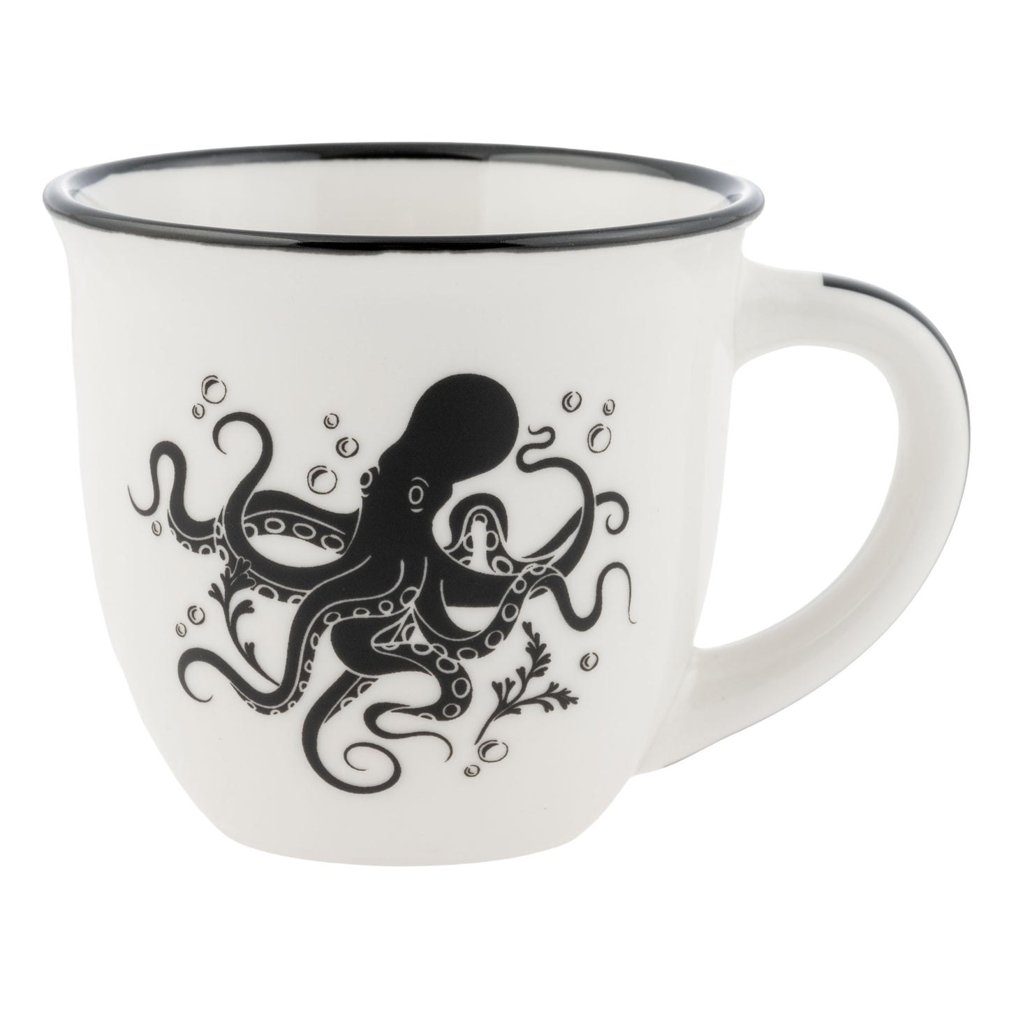 Octopus Boho B&W Espresso Mug