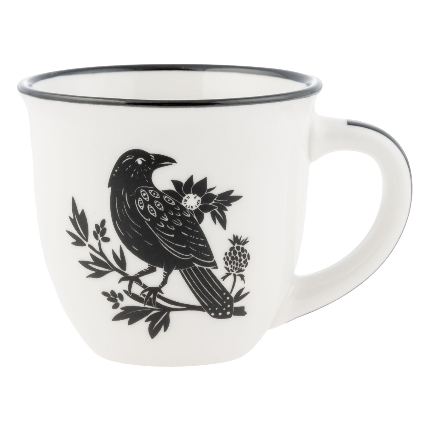 Raven Boho B&W Espresso Mug