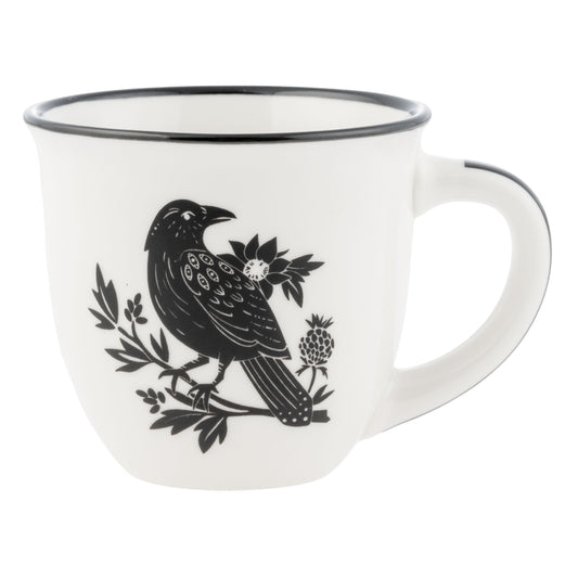 Raven Boho B&W Espresso Mug